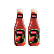 DELICIO TOMATO KETCHUP PLASTIC 2 X 500 GM