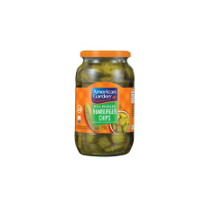 AMERICAN GARDEN HAMBURGER DILL CHIPS 946ML