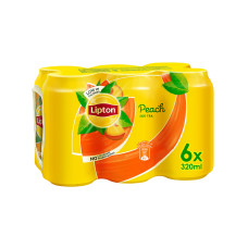 LIPTON ICE PEACH TEA 320ML X6S