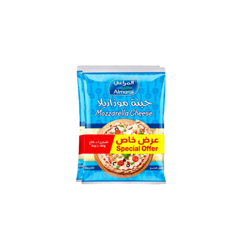 ALMARAI MOZZARELLA SHREDDED 180GM B2@SP