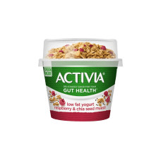 ACTIVIA MIX & GO YOGHURT CHIA RASPBERRY 170GM