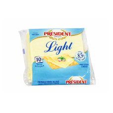 PRESIDENT LIGHT SLICES CHEESE 200GM