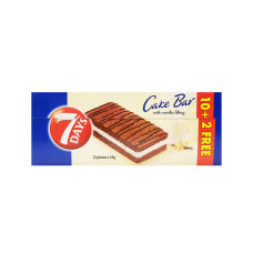 7 DAYS VANILLA CAKE BAR 12X25GM