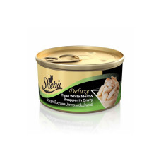 SHEBA TUNA WHITEMEAT WT SNAPPER 85GM