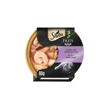 SHEBA TUNA AND PRAWN WITH SALMON 85GM