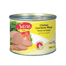 SARA CHICKEN LUNCHEON MEAT ROUND TIN 200GM