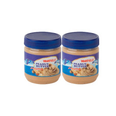 WEIKFIELD PEANUT BUTTER CREAMY+CRUNCHY 2S*340GM