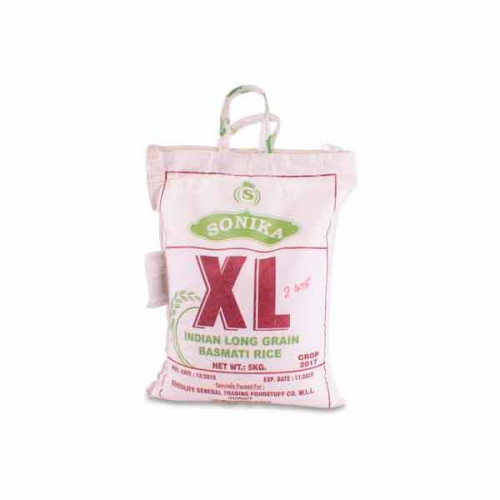 SONIKA LONG GRAIN INDIAN BASMATI RICE XL 5KG 