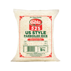 SIBLA 525 US STYLE PARBOILED RICE 5KG